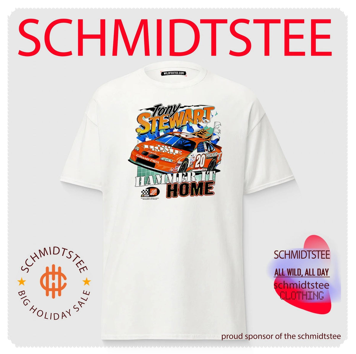 Tony Stewart Joe Gibbs Racing The Home Depot Hammer It Home shirt