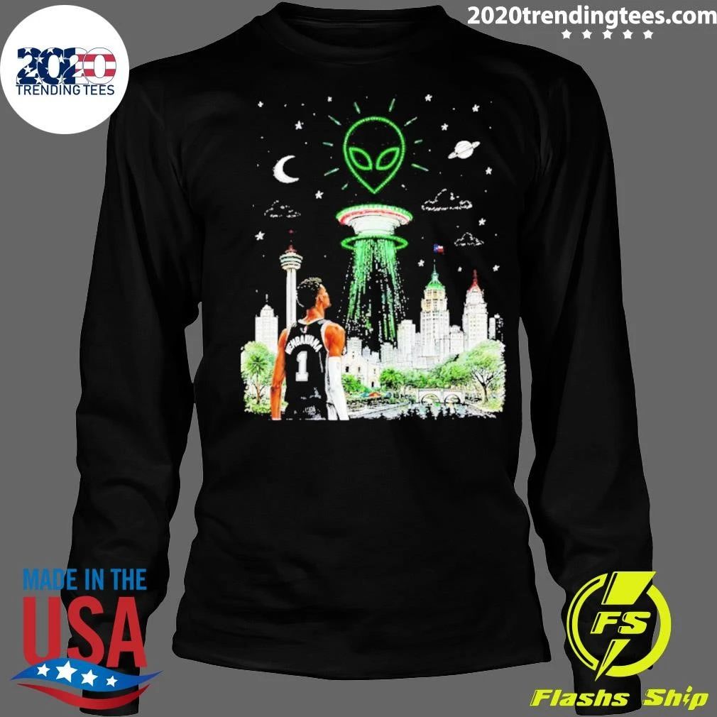 Wemby Alien Victor Wembanyama Space San Antonio Spurs Basketball 2026 NBA Finals Shirt