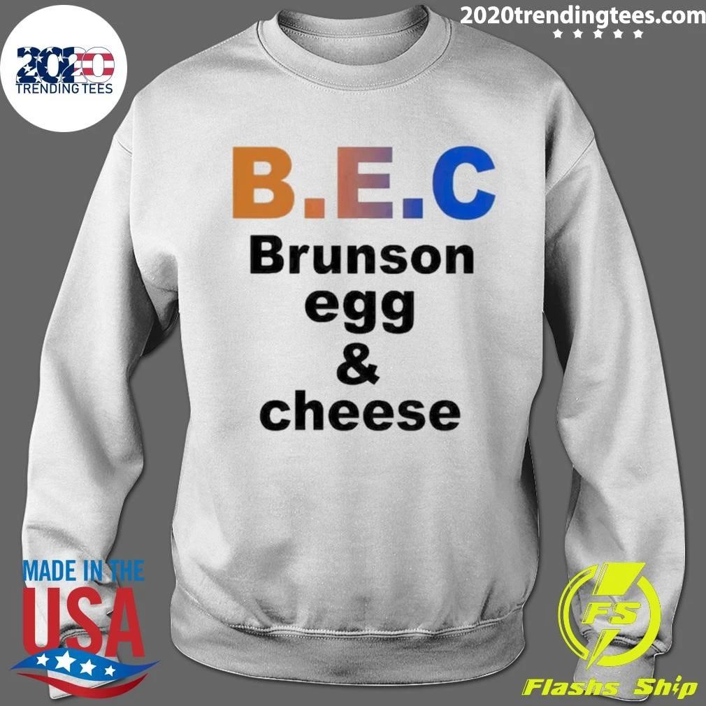 Jalen Brunson Apparel B.e.c Brunson Egg Cheese Shirt