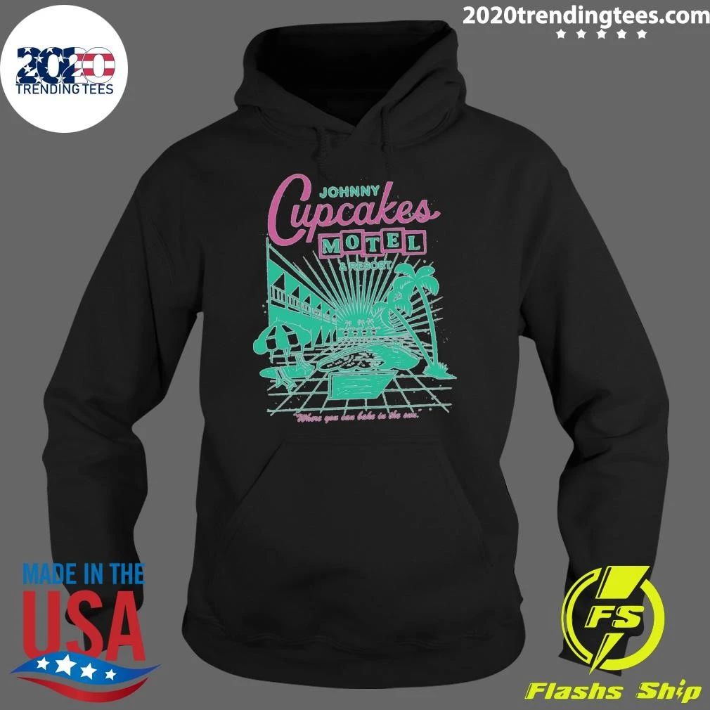 Johnny Cupcakes Motel & Resort Where You Can Bake In The Sun Shirt