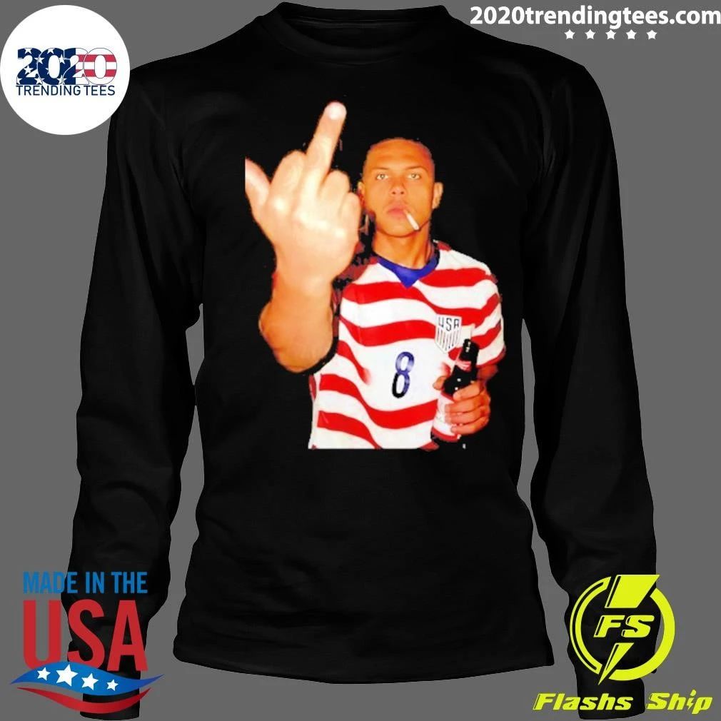American Soccer The Middle Finger Gesture 6 Shirt