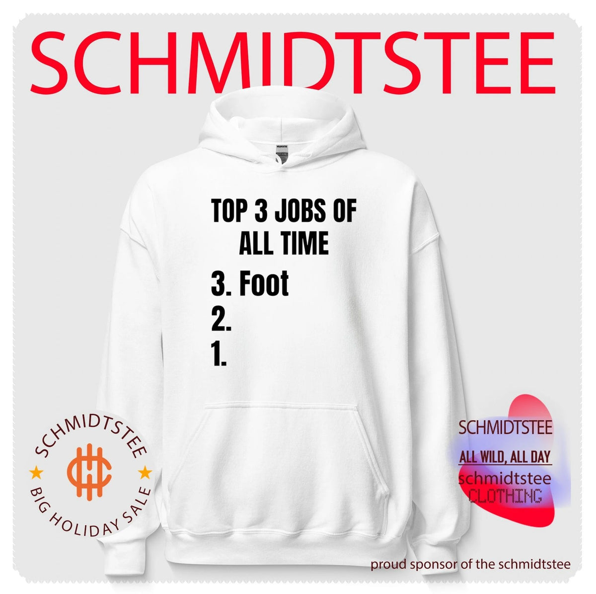 3 Jobs of all time Foot shirt
