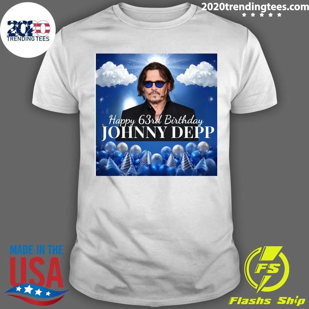 Happy 63rd Birthday Johnny Depp Shirt