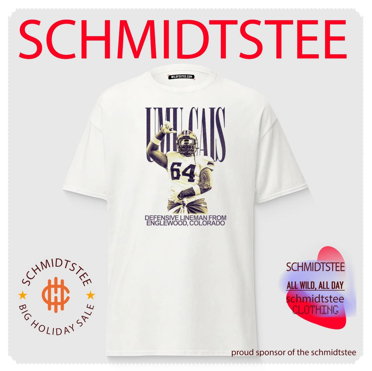 Tufanua Umu Cais Defensive Lineman from Englewood Colorado shirt