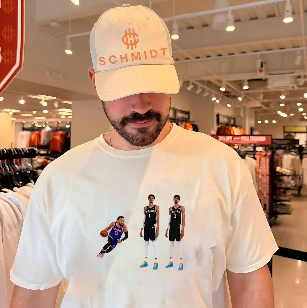 Knicks in 9.11 Jalen Brunson and Victor Wembanyama shirt