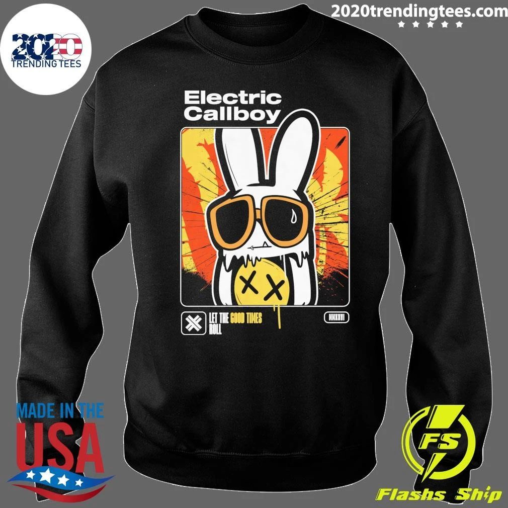 Electric Callboy Let The Good Times Roll New Single Merch Melting Bunny Shirt