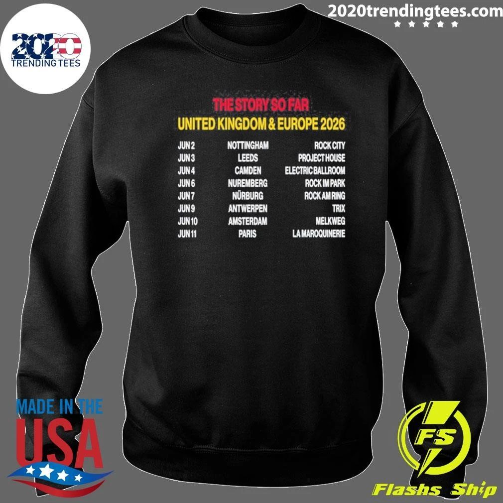 The Story So Far United Kingdom & Europe June 2026 Antwerpen, Belgium Shirt