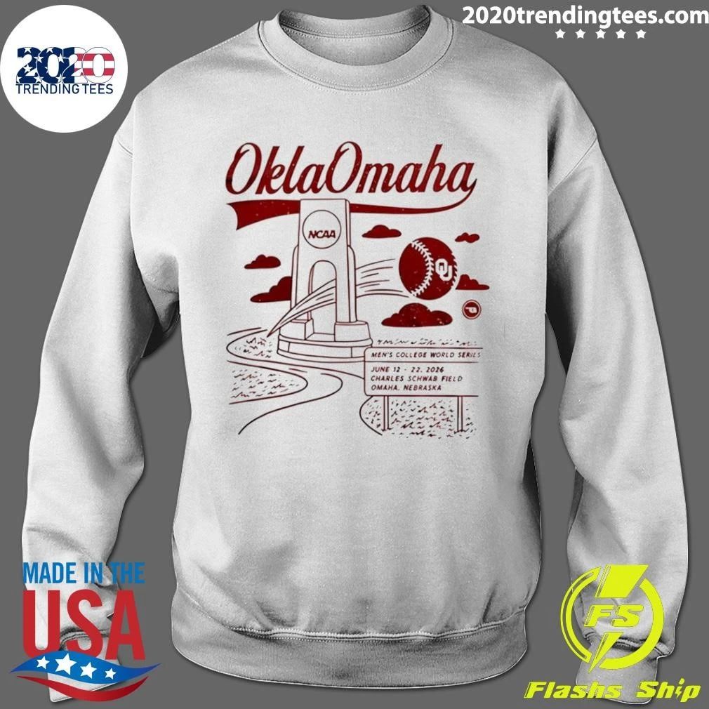 Oklahoma Sooners x College World Series Oklahoma 2026 Baseball Shirt