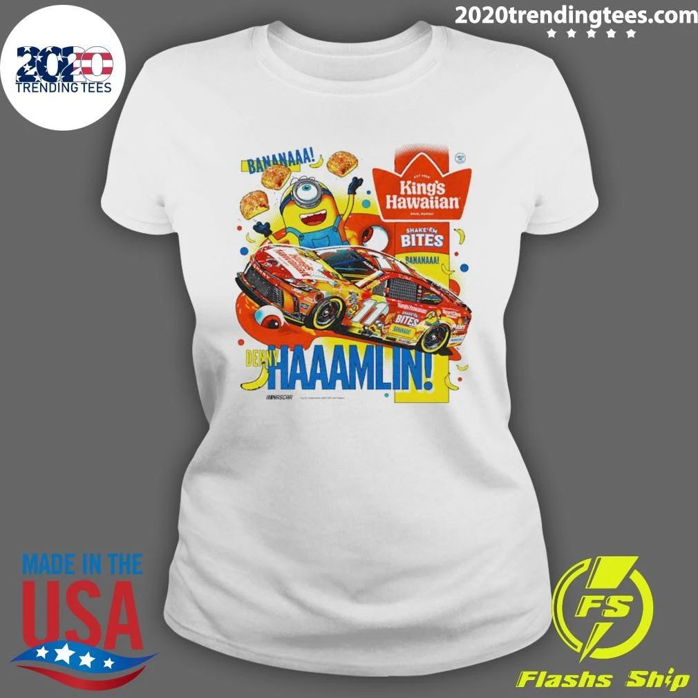 Minions Banana Denny Hamlin King’s Hawaiian 2026 Tee Shirt