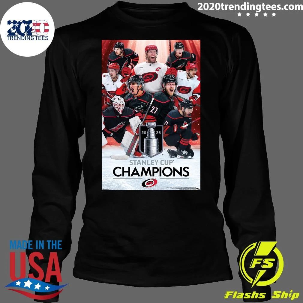 NHL Carolina Hurricanes 2026 Stanley Cup Champions Shirt
