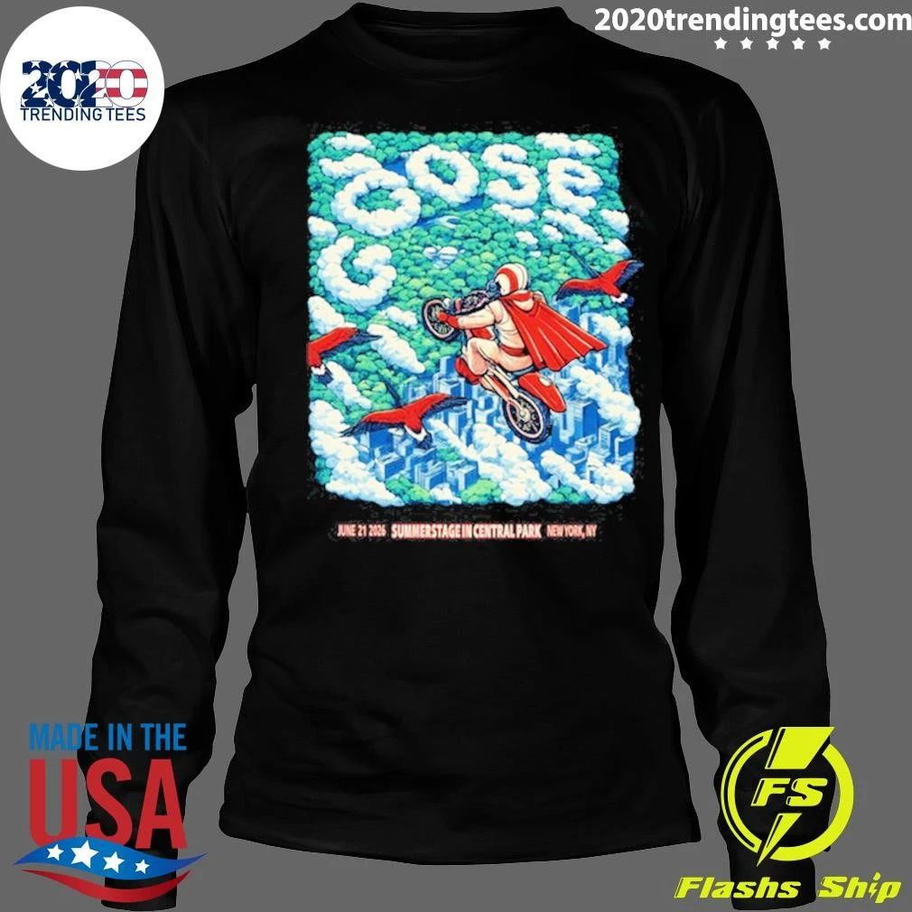 Goose Summerstage In Central Park June 21 2026 New York NY Shirt