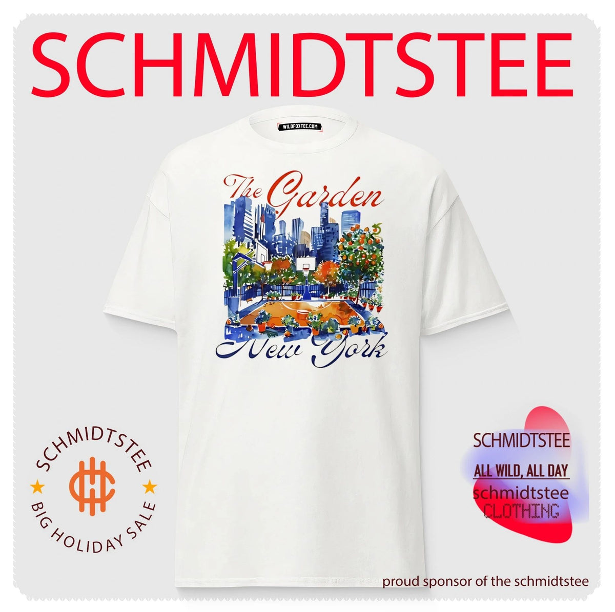 The garden New York illustration shirt