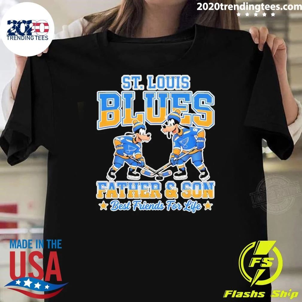 St. Louis Blues Father And Son Best Friends For Life Shirt