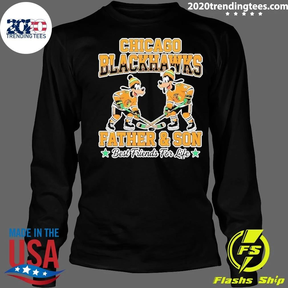Chicago Blackhawks Father And Son Best Friends For Life Shirt