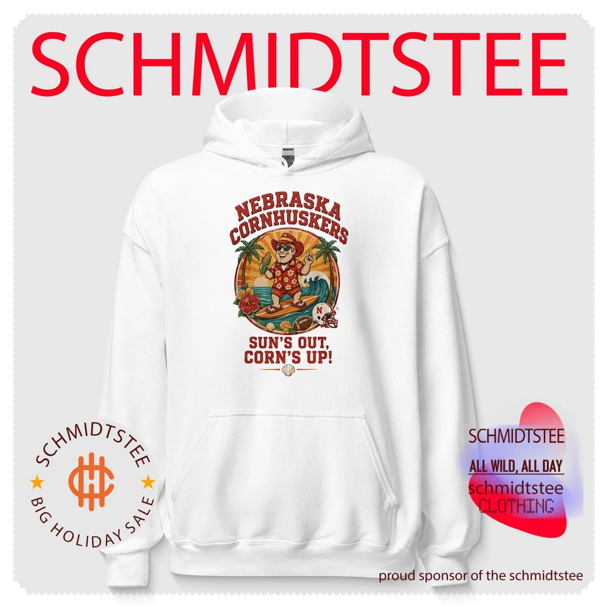 Nebraska Cornhuskers Sun’s out corn’s up shirt