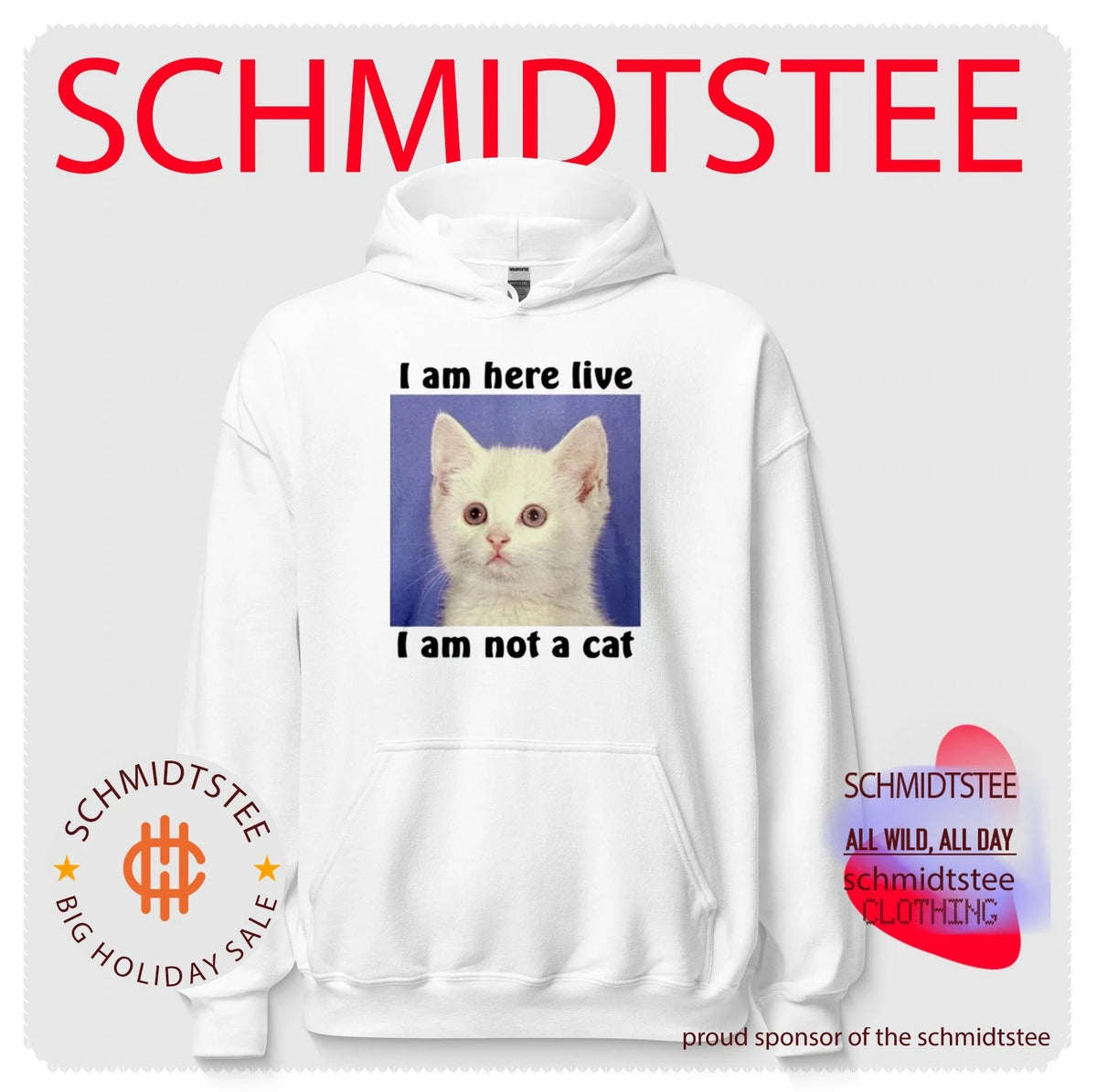 I am here live I Am Not A Cat shirt