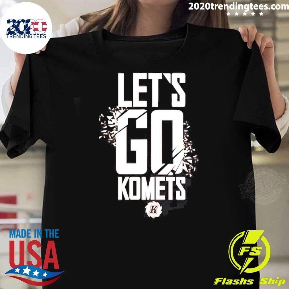 Let’s Go Komets Hockey Team Logo Shirt