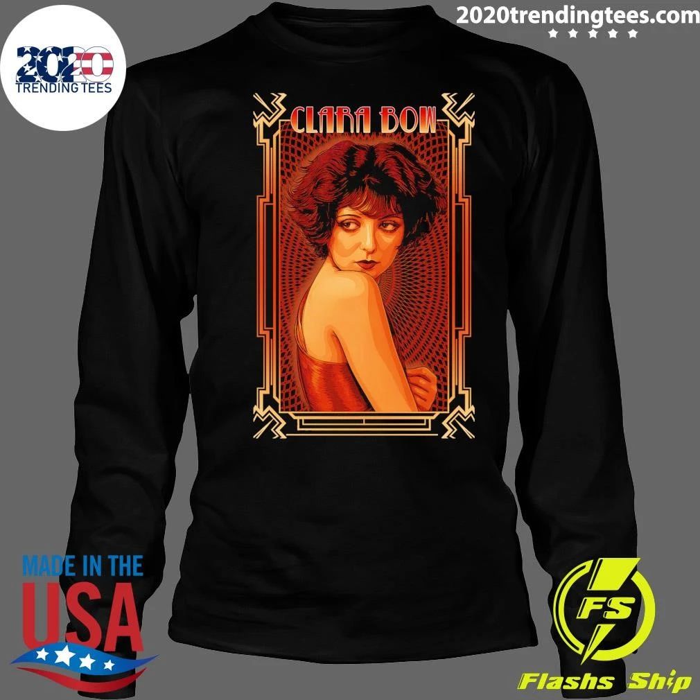 Clara Bow Art Deco Portrait The It Girl Shirt