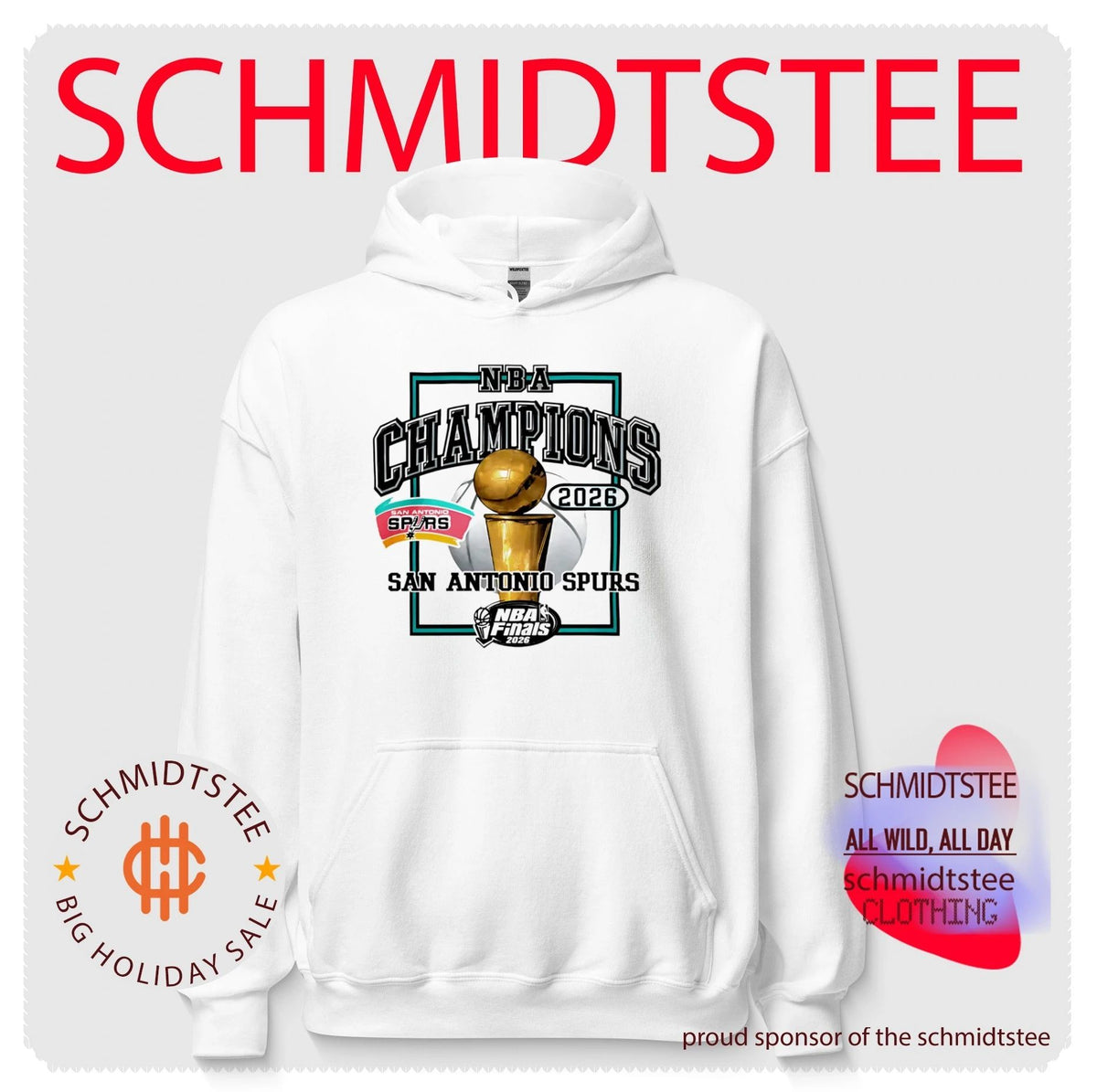 San Antonio Spurs 2026 NBA Cup Champions Basketball Graphic shirt