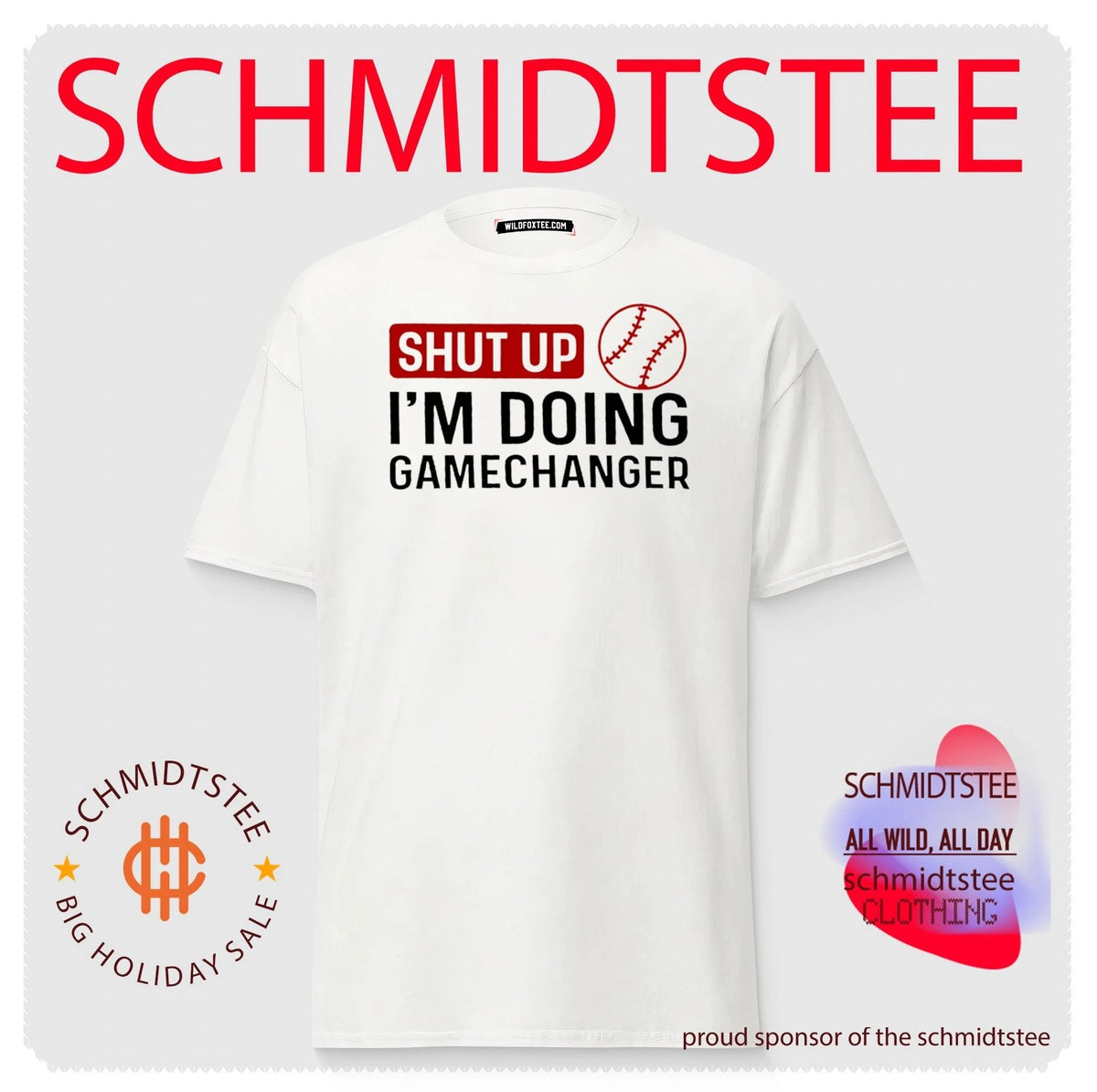 Shut Up I’m Doing GameChanger baseball softball shirt