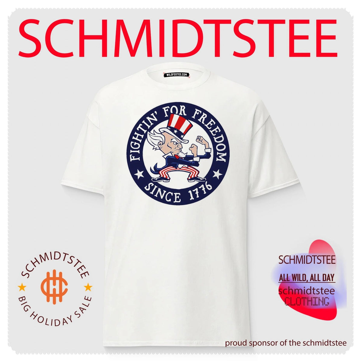 Fightin’ For Freedom Uncle Sam shirt