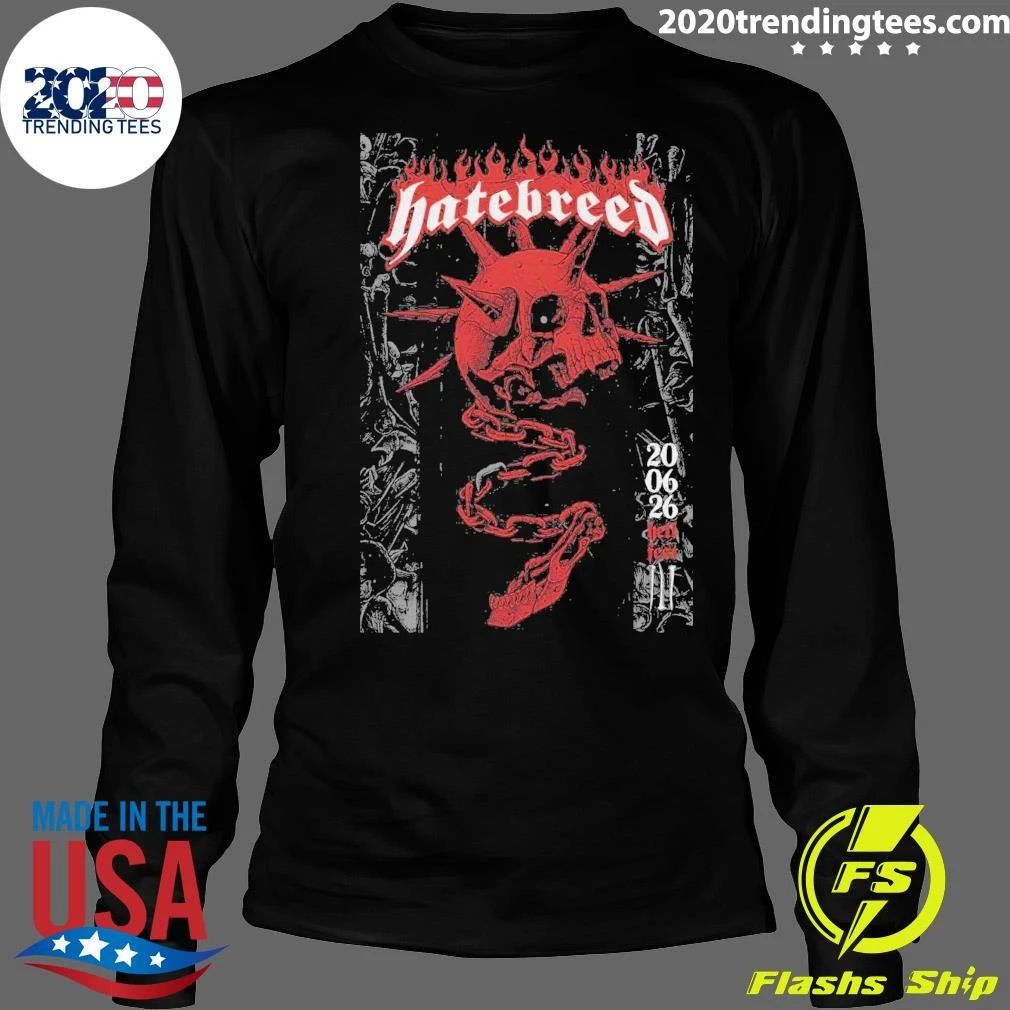 Hatebreed Hellfest June 20 2026 in Clisson France Shirt