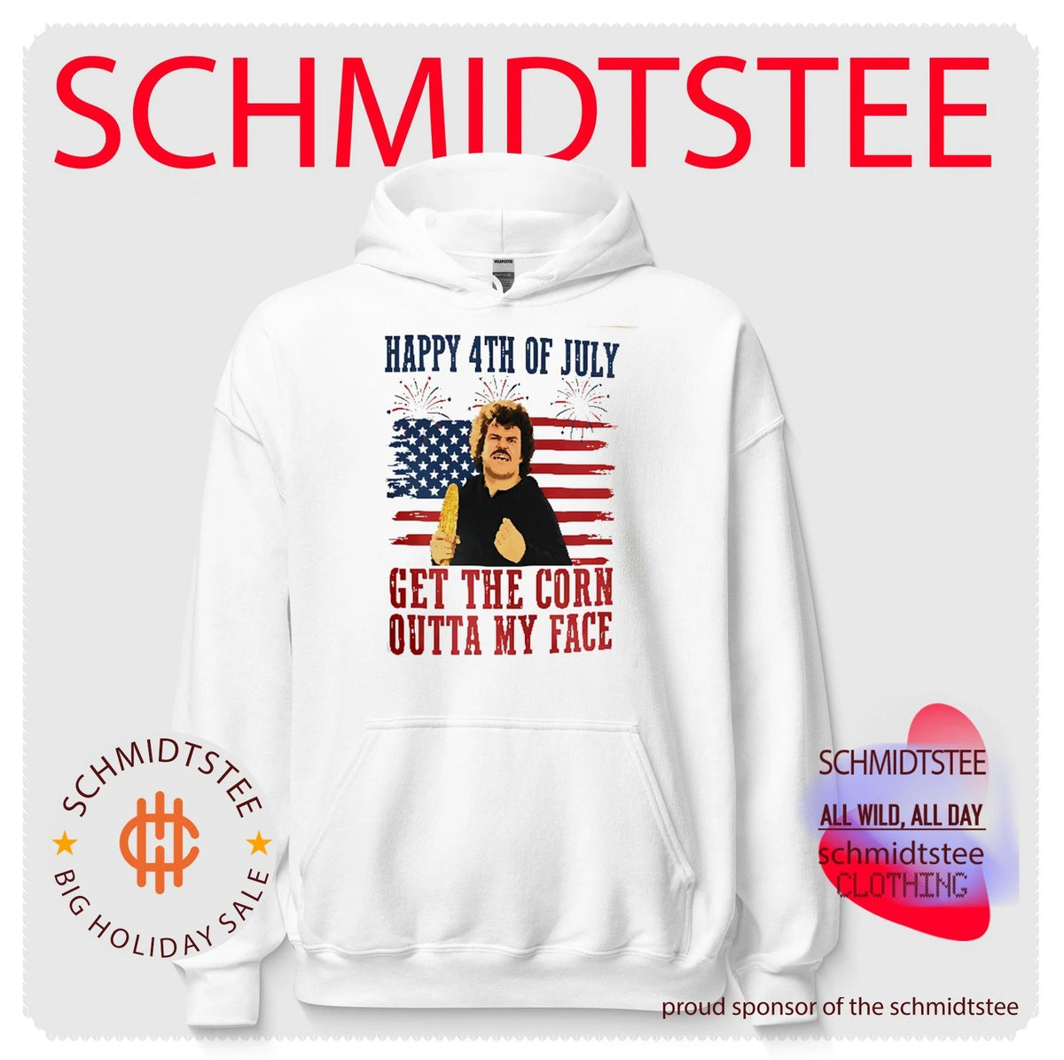 Get The Corn Outta My Face Nacho Libre 4th of July shirt