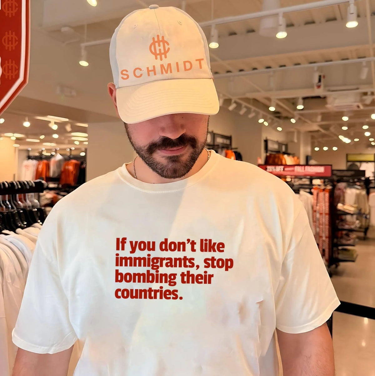 If you don’t like immigrants stop bombing their countries shirt