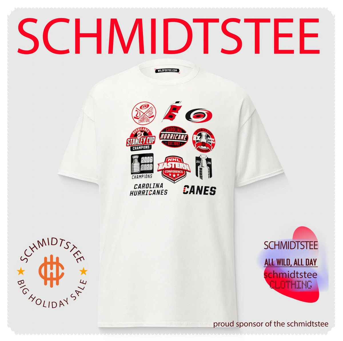2x Stanley Cup Champions Carolina Hurricanes 2026 graphic shirt