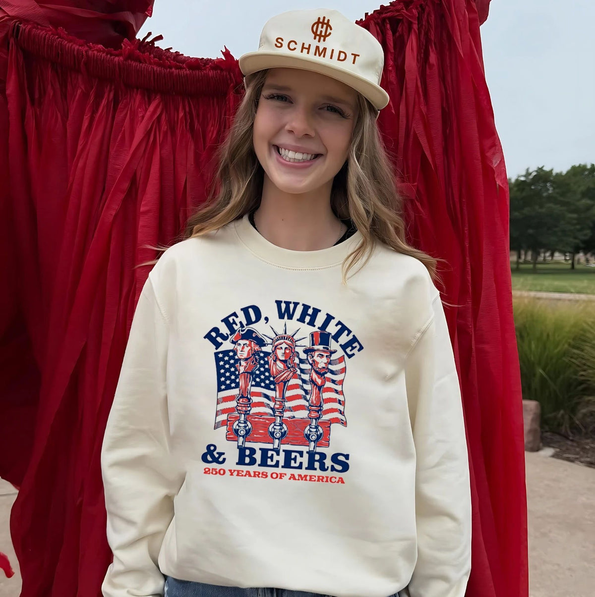 Red White and Beers 250 years of America 1776 2026 shirt
