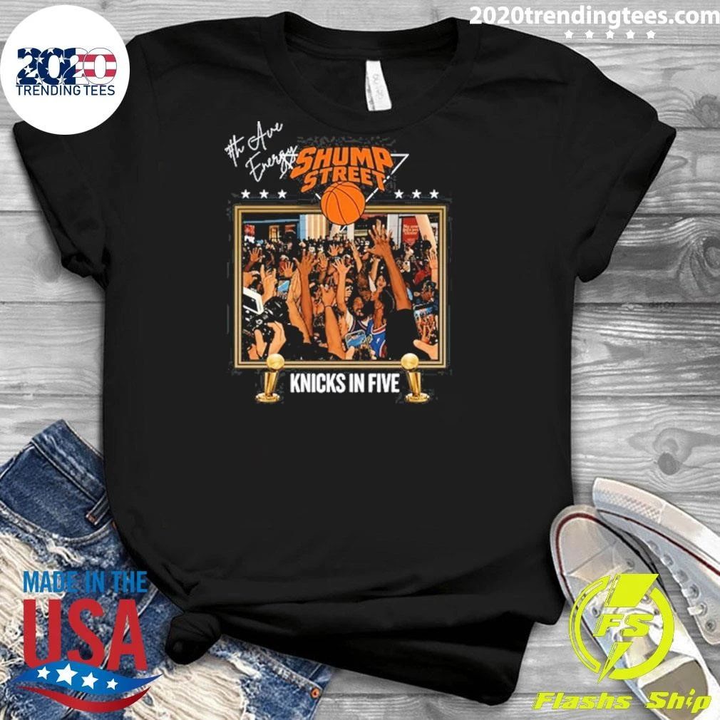 Shump Street Man Of The People Championship Tee NY Knicks Signature Shirt