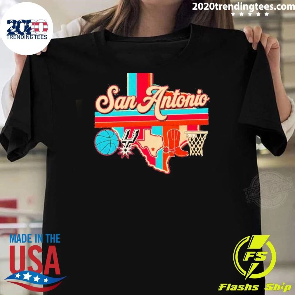 Antonio Spurs basketball 5 Icons Vintage Spurs Inspired NBA 2026 shirt