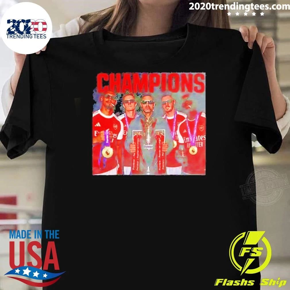 Arsenal Soccer The Middle Finger Gesture 6 Shirt