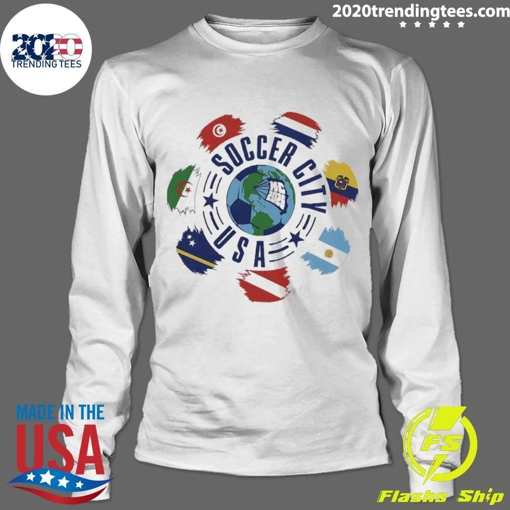 Soccer City Usa Kansas City 2026 Flag Shirt
