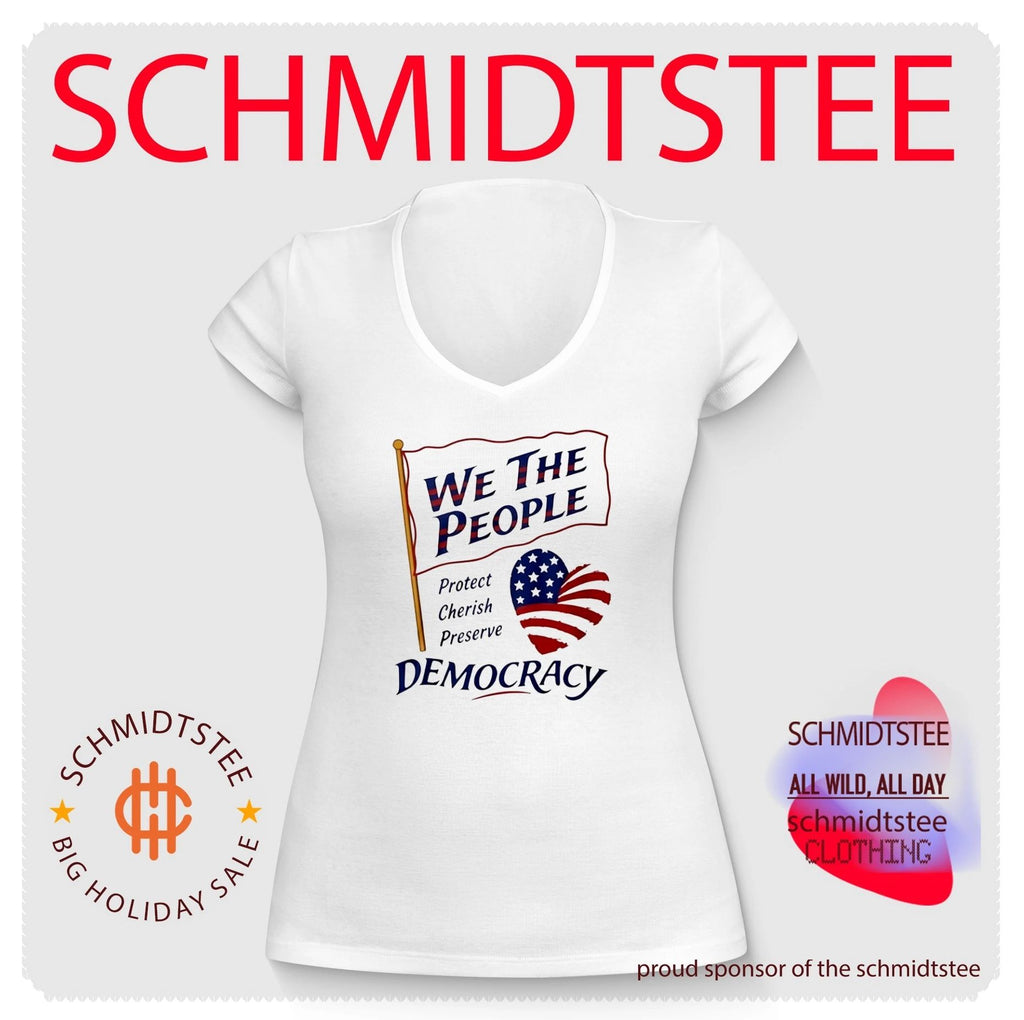 We the People Protect Cherish Preserve Democracy American Heart Shirt