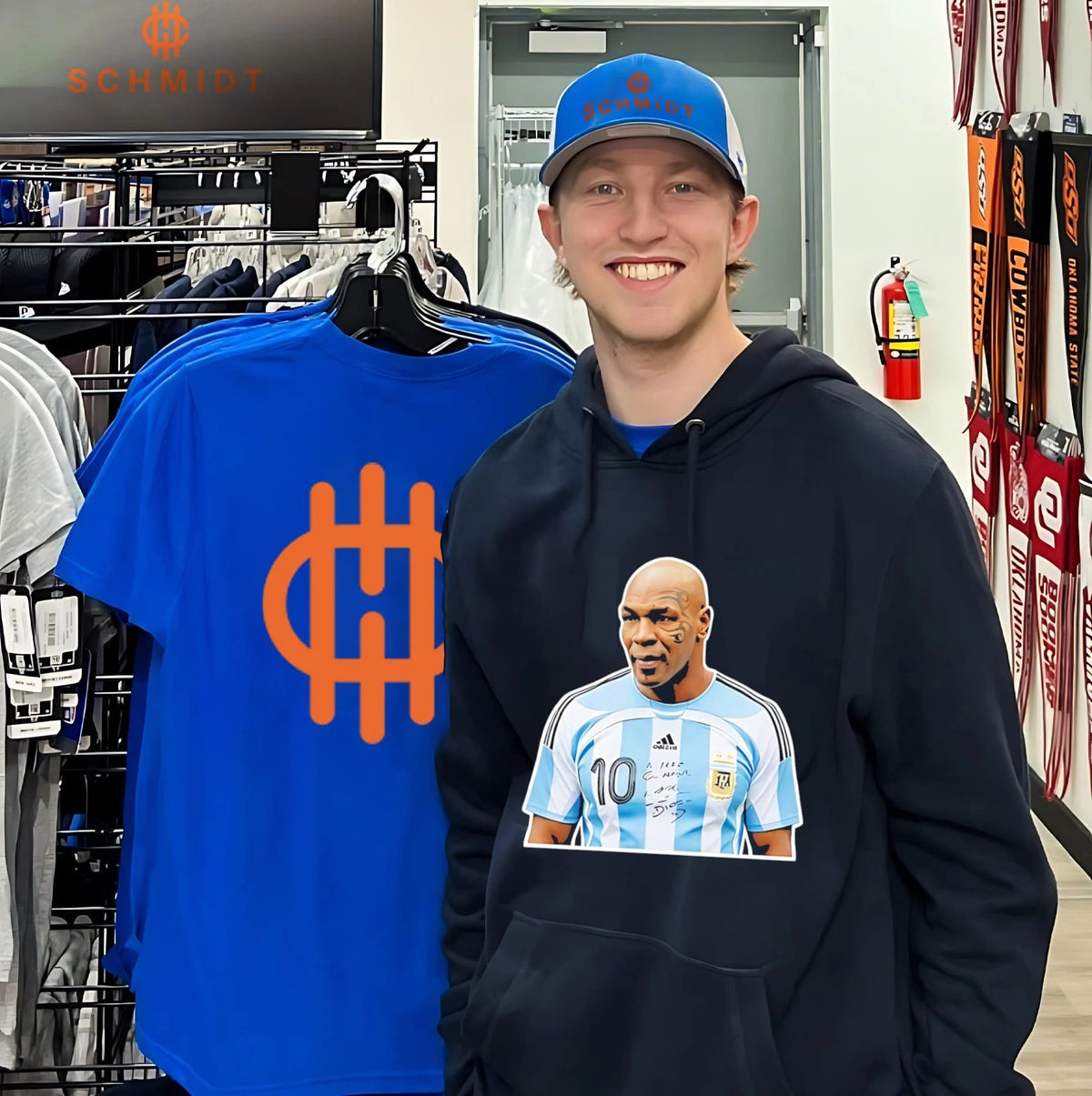 Mike Tyson Messi Argentina National Football Team Jersey shirt