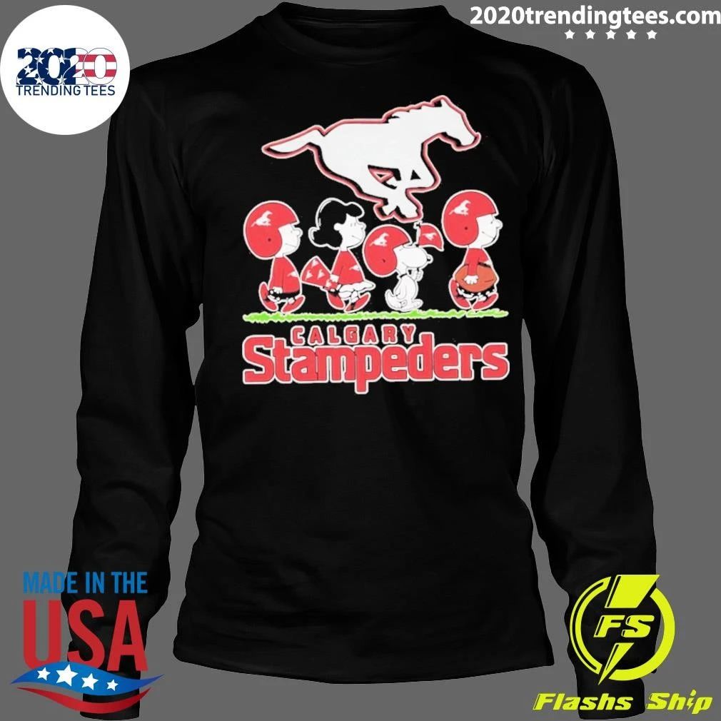 Peanuts X Calgary Stampeders Football Walk Graphic Shirt