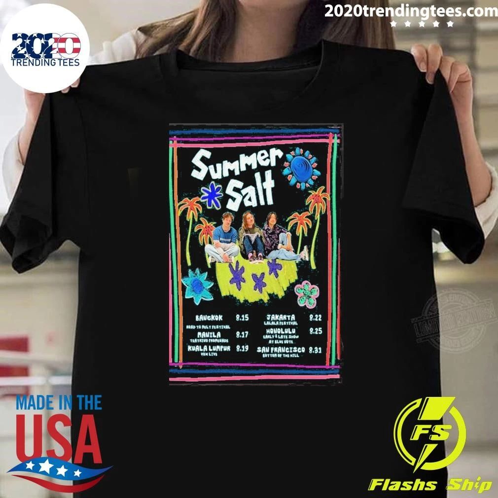 Summer Salt World Tour 2026 Poster Shirt