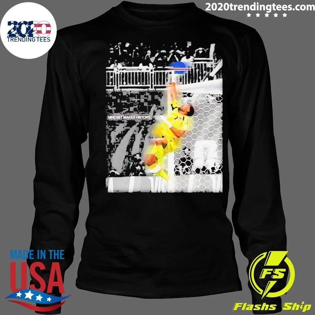 Vozinha Cape Verdean Goalkeeper Mindset Makes History Shirt