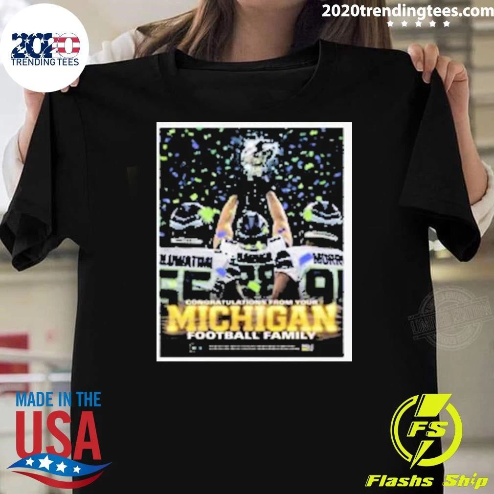 Congratulations From Your Michigan Football Family Shirt