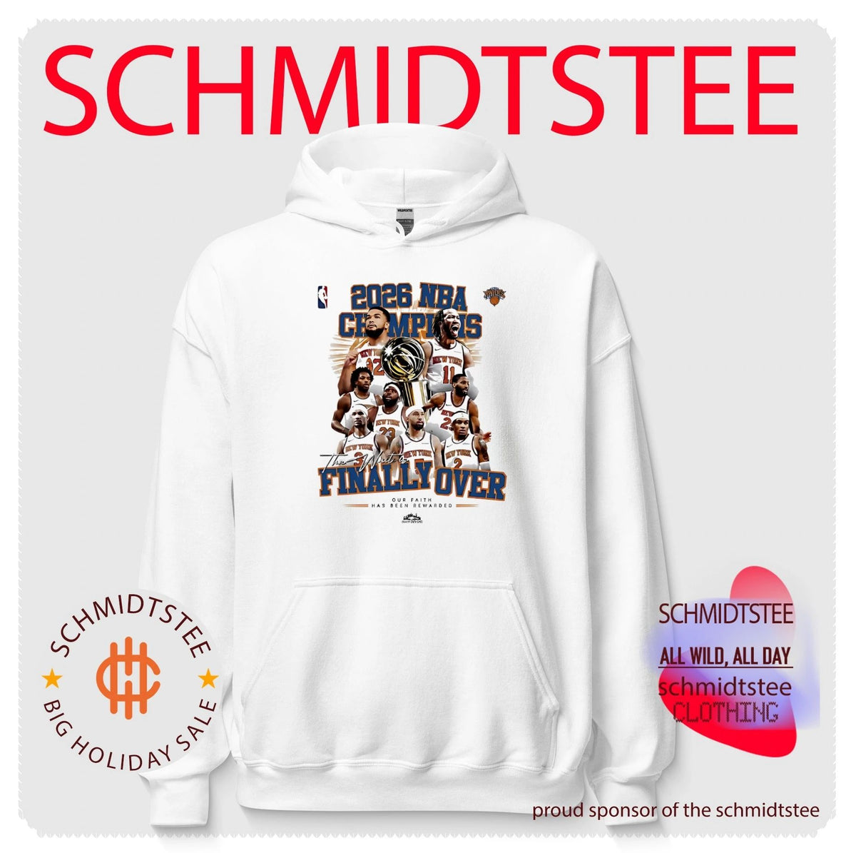 NY Knicks 2026 NBA Champions finally over our faith has been rewarded shirt