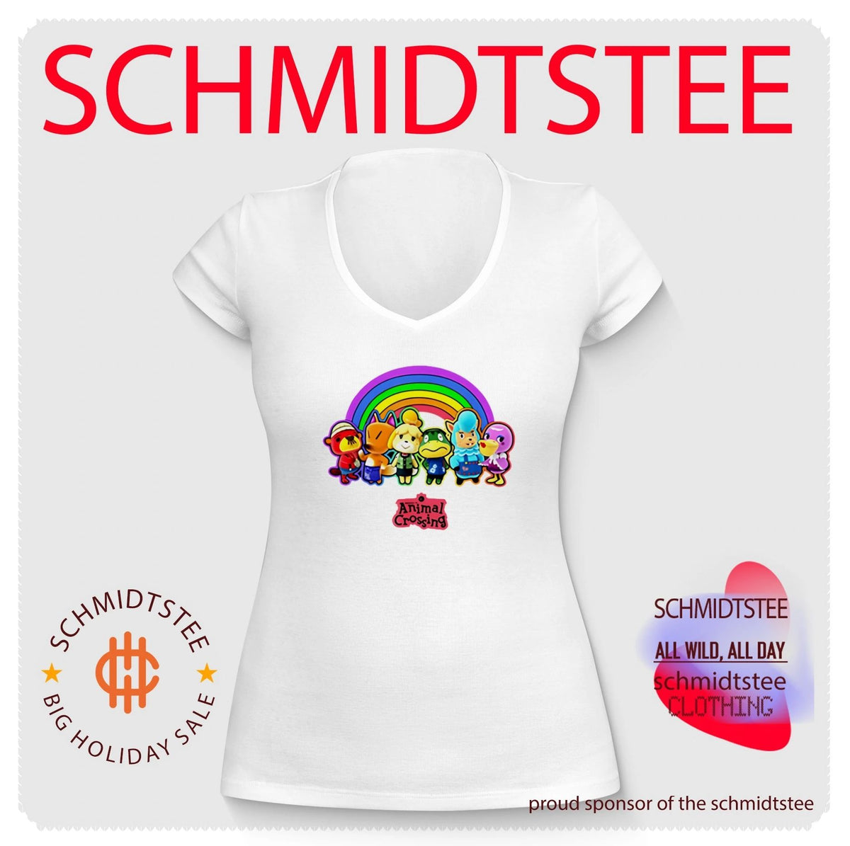 Animal Crossing Rainbow Character shirt