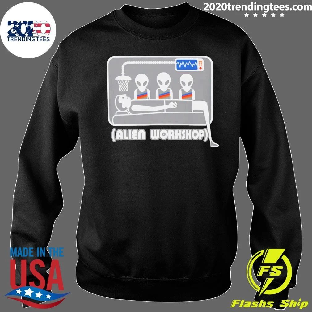 Spurs Wemby Alien Workshop Shirt