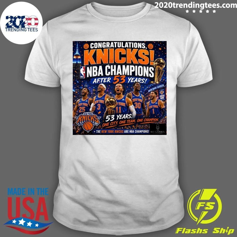 Congratulations, Knicks NBA Champions After 53 Years Shirt