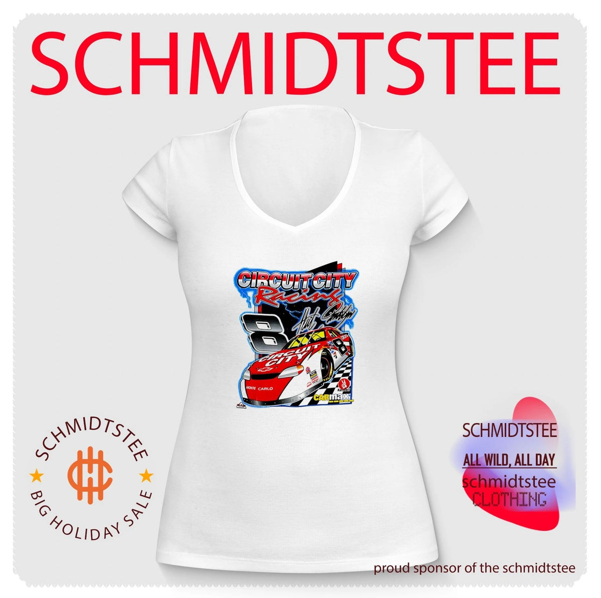 Circuit City Racing Monte Carlo Number 8 Car shirt
