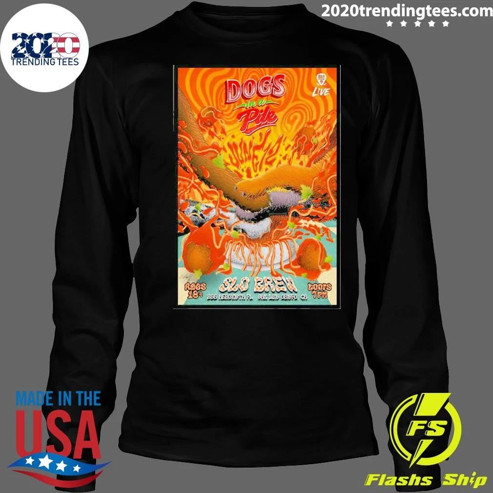Dogs In A Pile In San Luis Obispo CA On June 12 2026 Tour Shirt