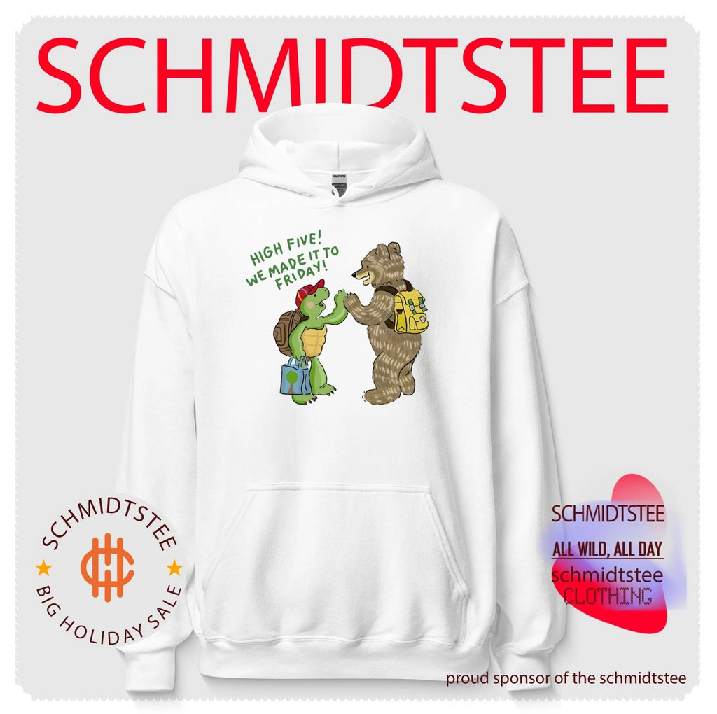High five we made it to friday turtle and bear shirt