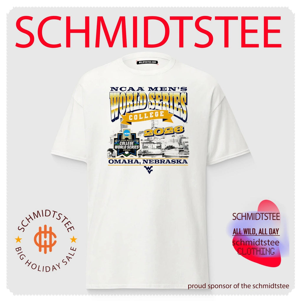 West Virginia Mountaineers Baseball Morgantown Regional 2026 skyline shirt