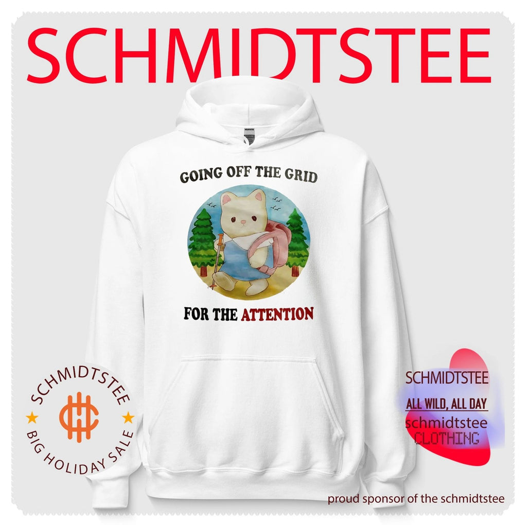 Cat going off the grid for the attention shirt
