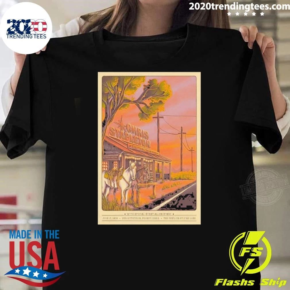 Chris Stapleton Burgettstown Tour On June 17 2026 Shirt